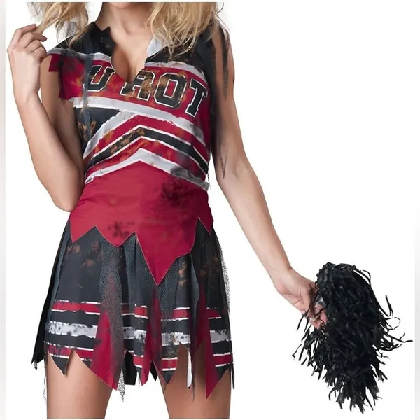 NEW Spiritless Zombie Cheerleader Costume Size Medium - Image 2