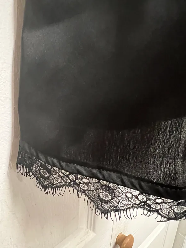 ASOS DESIGN Black Lace Satin Cami Top - Image 9