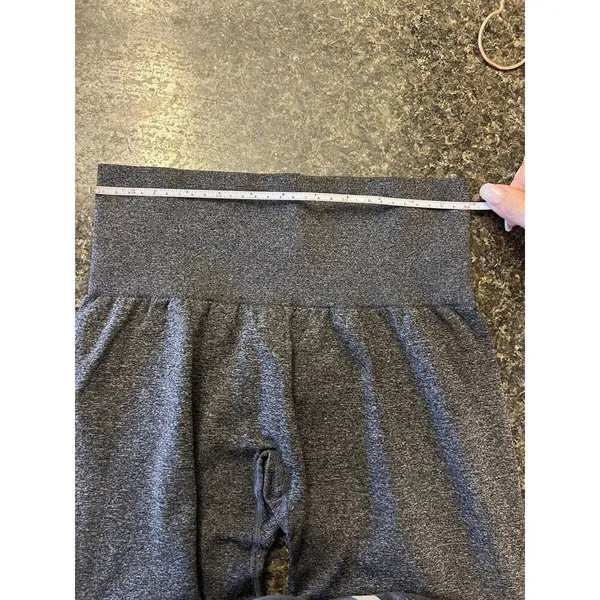 NVGTN Contour Seamless Leggings Heather Gray Size‎ Medium Pants Full Length - Image 7