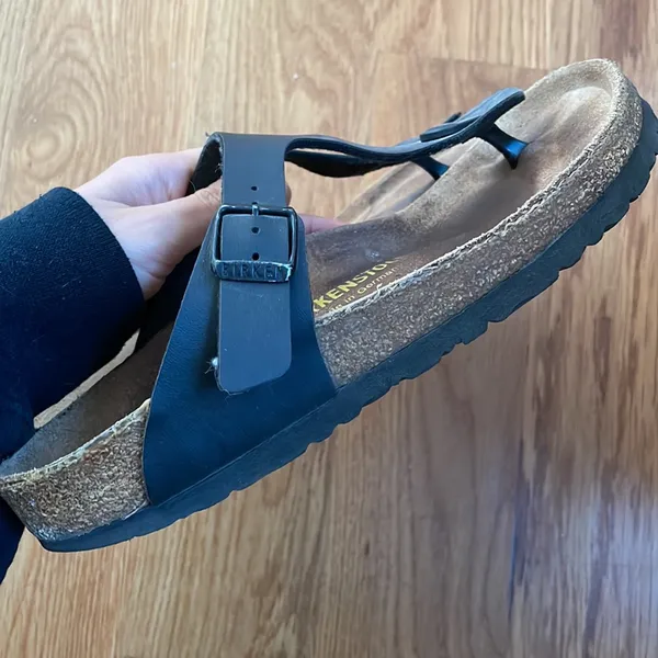 Black Birkenstock Gizeh sandals Size 38 - Image 9