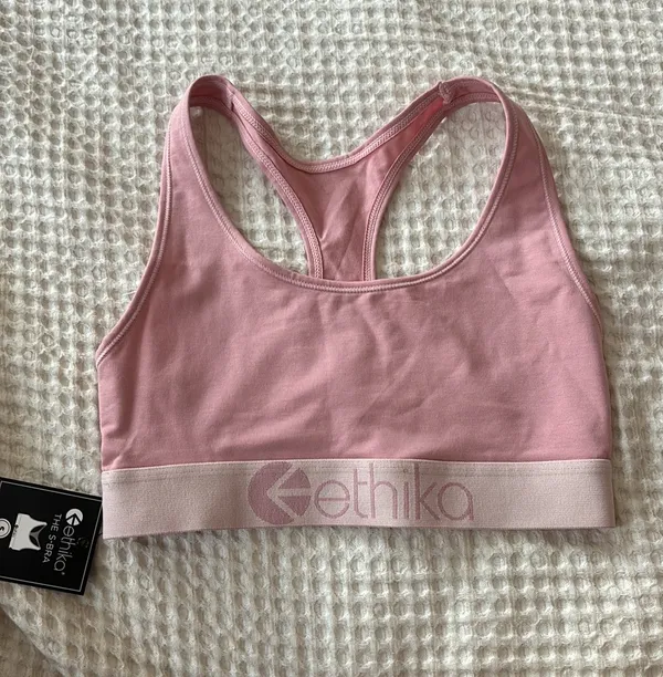 Ethika NWT Dusty Rose Sports Bra - Image 2