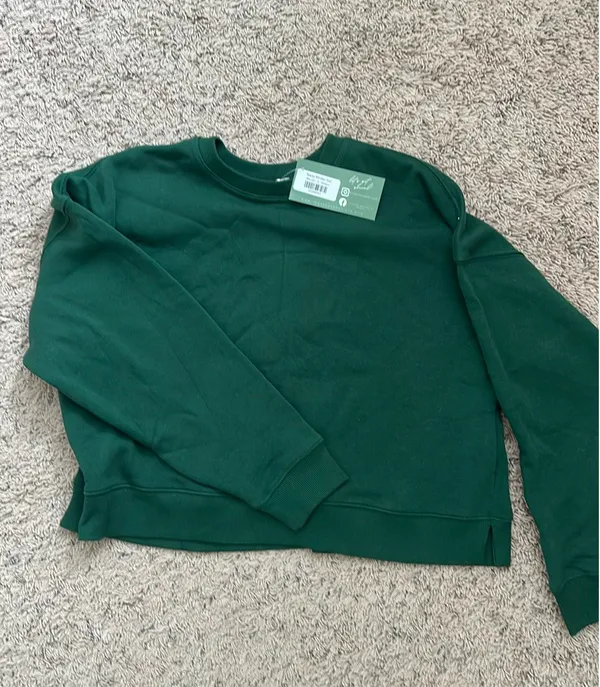 Zenana Green Matching Sweat Set - Image 2