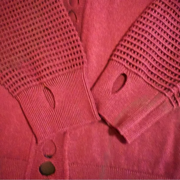 Stitches and stripes‎ knit hoodie - Image 7