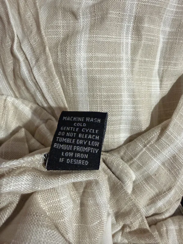 New Look High-Rise wide leg linen pants M - Image 5