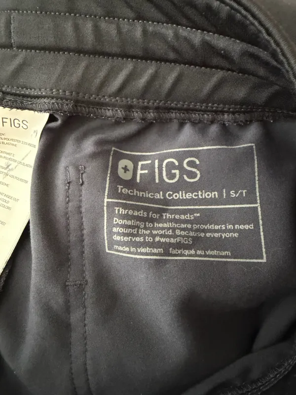 Figs Navy Jogger Pants greey size S/T - Image 7