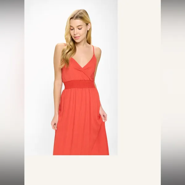 West Kei Teagen Spaghettini Strap Maxi‎ Dress - Image 2
