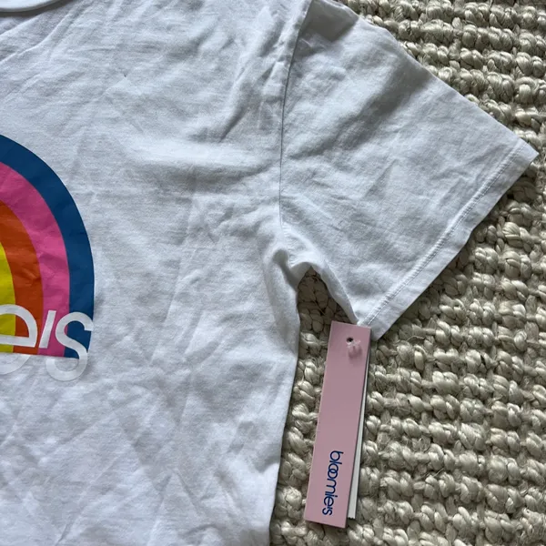 Bloomies Cropped Tee Sz Small - Image 2