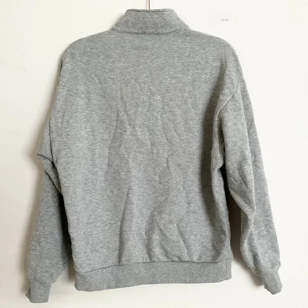 Alo Yoga Accolade 1/4 Zip Pullover Athletic Heather Grey XS - Image 5
