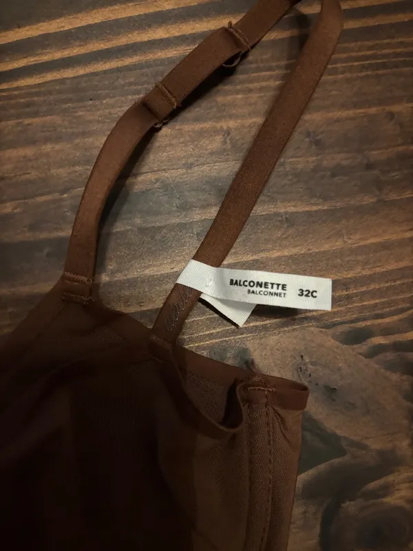 Aerie sheer brown balconette bra nwot 32C - Image 2