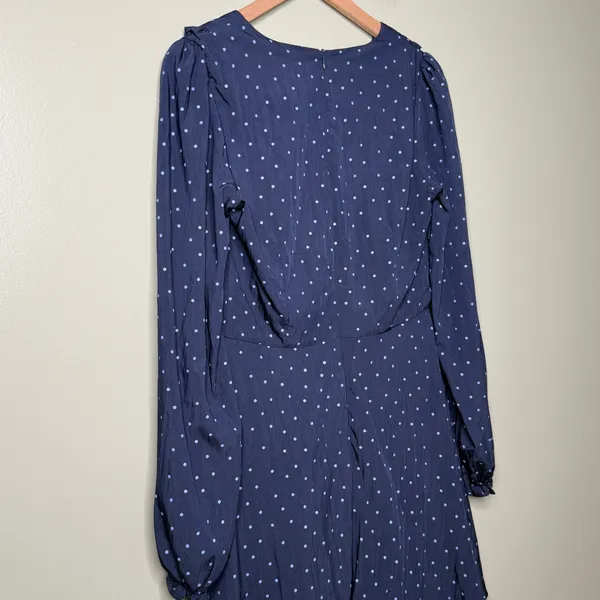NWT Lulus Sweetie Aura Polka Dot Mini Dress Navy Blue Women’s Size Medium - Image 7