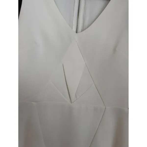 Aryn K Sugar High White Sleeveless Dress Size S Bride Bridal Wedding - Image 8