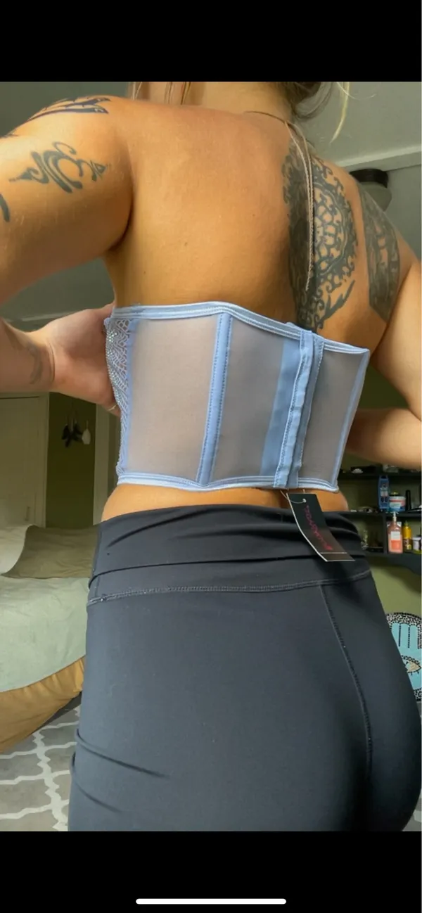 Body Rage Corset Sparkle Top Multiple Size XS - Image 3