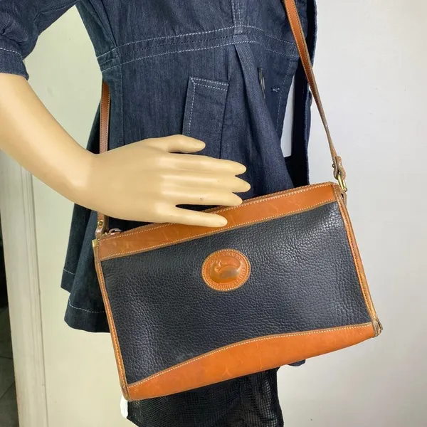 DOONEY & BOURKE Black All Weather Leather Bag - Image 9