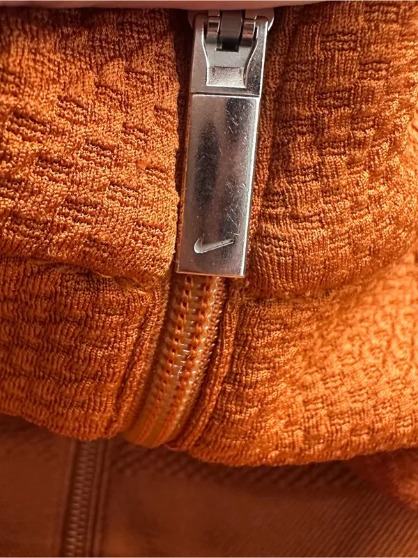 Nike Women's Burnt Orange Half-Zip Pullover Nike Golf Size Small - Image 8