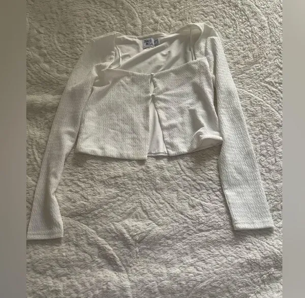 Princess Polly McCall Long Sleeve White - Image 4