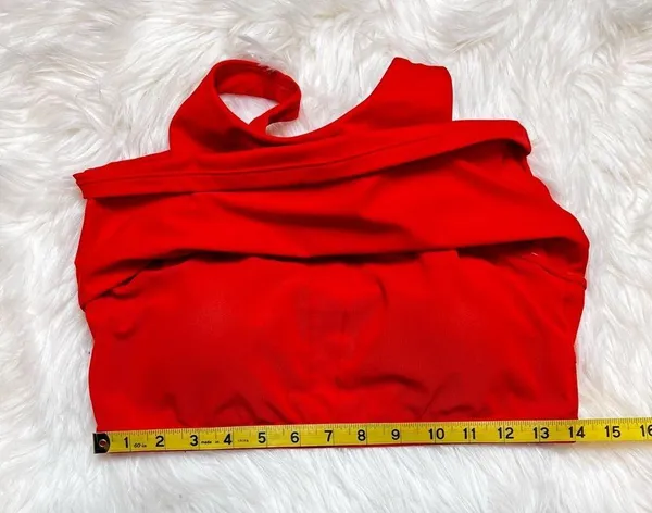 Athleta Conscious Crop A-C Cup Sports Top. Size Medium. - Image 8