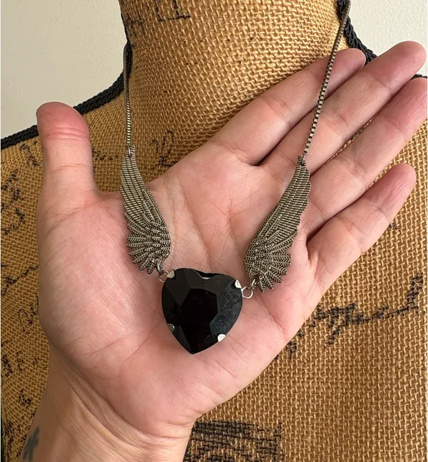Boutique Wing-Heart Necklace - Image 3