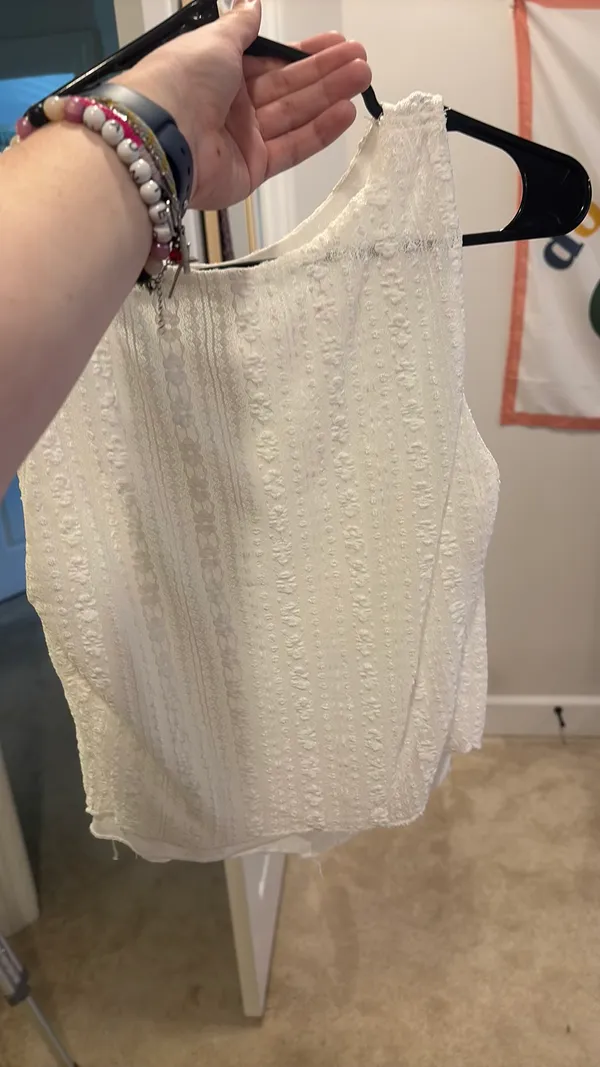 White Lace Top Shein - Image 4
