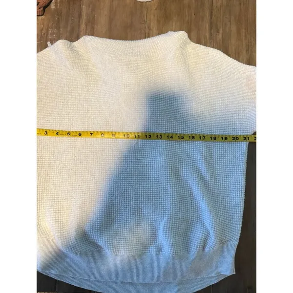 Cynthia Rowley Active White Turtleneck Lightweight Sweater SIZE M‎ - Image 4