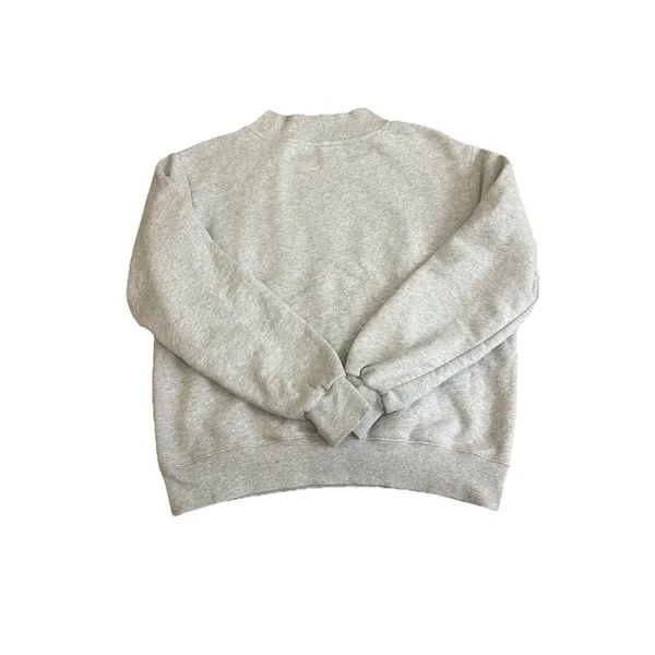 Parke X Stoney Clover Lane Grey Pink Varsity Mockneck Sweatshirt S/m - Image 8