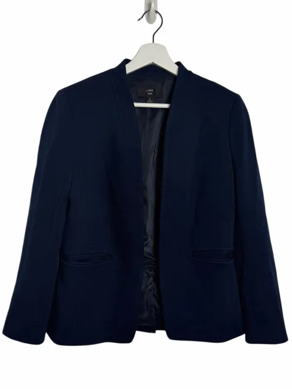 JCrew Open Front Navy Blazer - Image 3