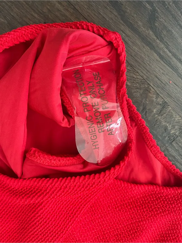 Show Me Your Mumu Sail Bikini Bottoms size XL Red Hot Tamale Scrunch NWOT - Image 6