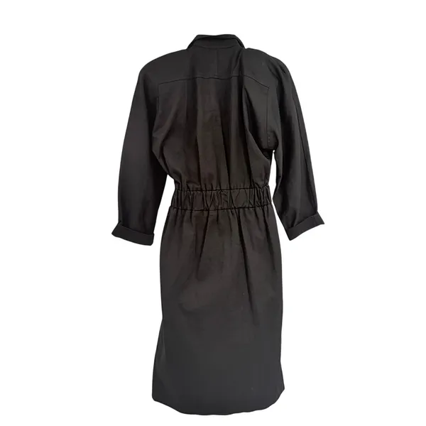 Vintage D.Frank Jacket Dress Sz 6 90s Quiet Luxury Corpcore Double Breasted USA - Image 4