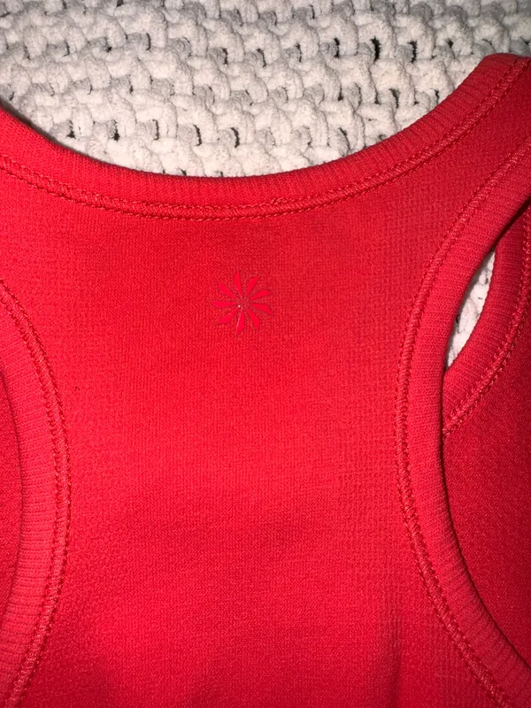 Athleta girls tank pink/red/orange - Image 5