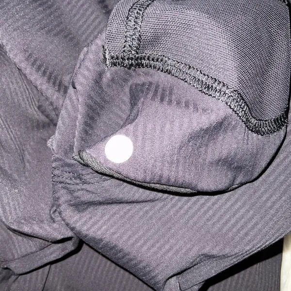 Lululemon High Rise‎ Drawstring Cropped Joggers Size 4 Black - Image 3