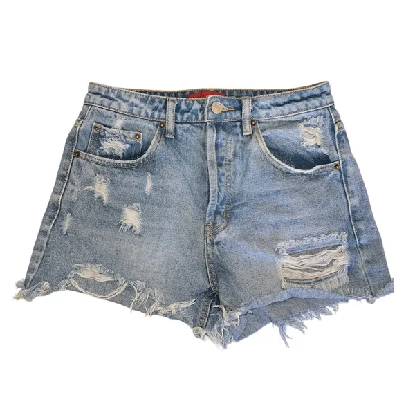 Signature 8 Low Waist Destroyed Denim Short🦎🌵 - Image 2