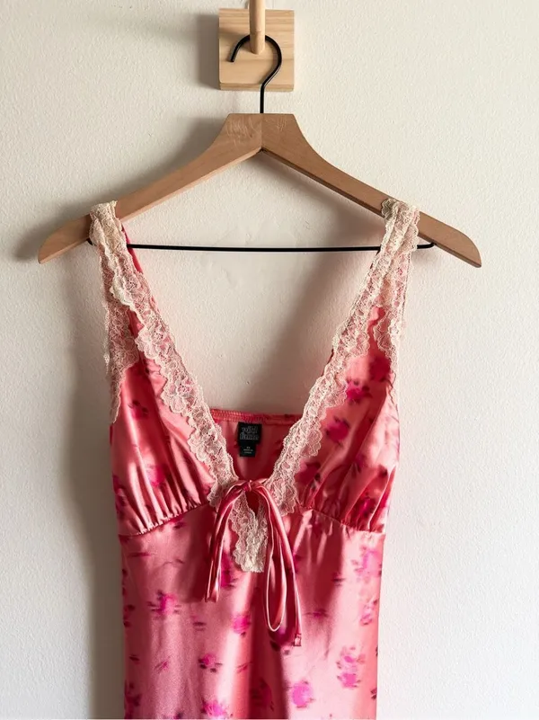 Wild Fable Satin Floral Dress Size XS - Image 4