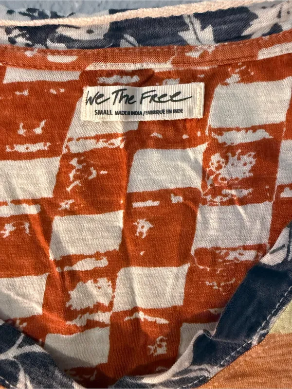 Free People Paradise City patchwork tee - Image 6