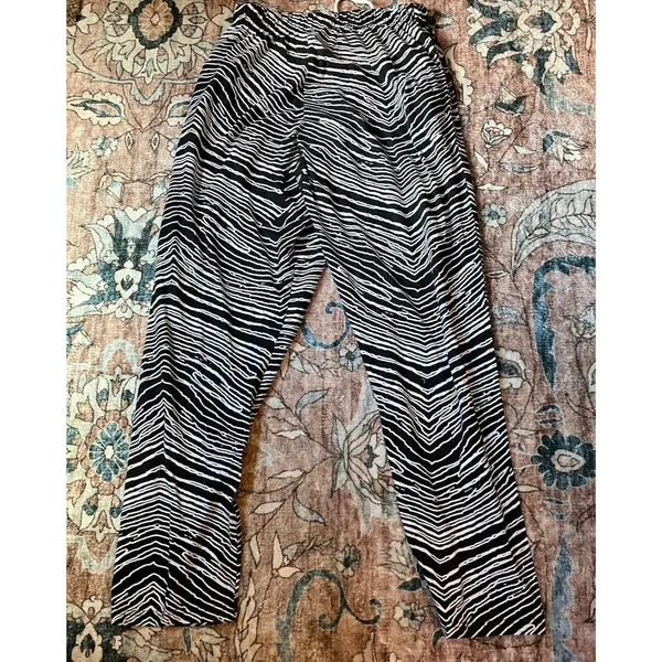 Zubaz NFL Unisex San Francisco 49ers Zebra Outline Comfy Pants M - Image 9