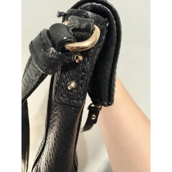 Kate Spade New York Black Pebbled Leather Crossbody Bag L‎ - Image 3