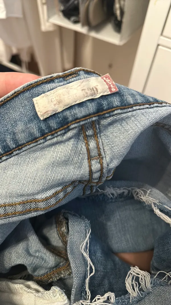 Vintage Jeans Cut-off Shorts - Image 7