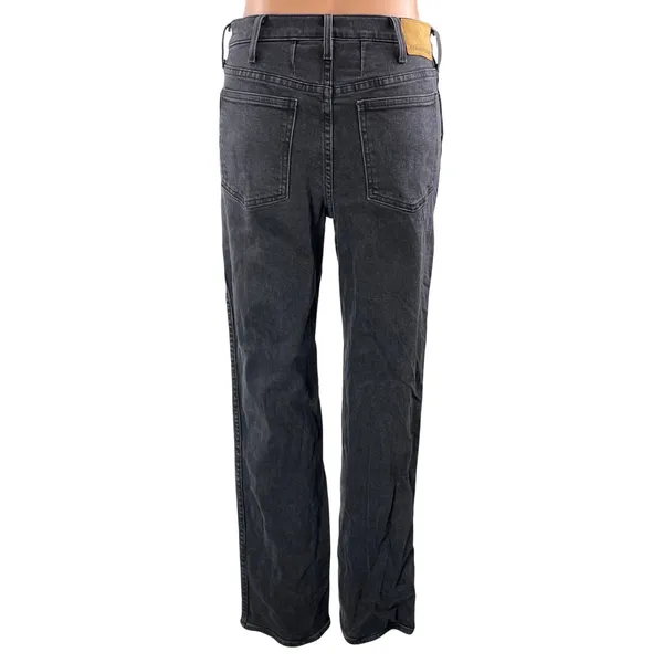 Aritzia Denim Forum Black Cowgirl High Rise Boot Straight Denim Jean Pants Sz 27 - Image 3