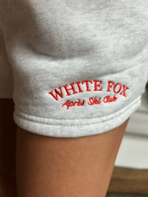 White Fox Boutique Gray Sweat Shorts - Image 5