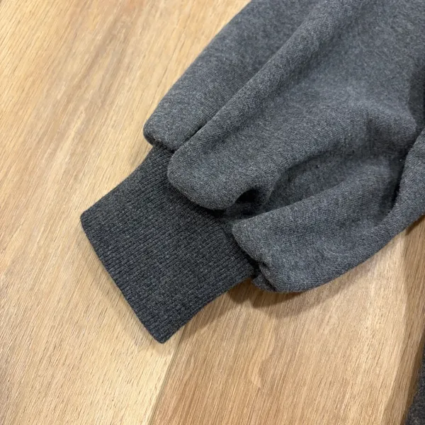🌟NAP🌟 MOCK NECK SWEATSHIRT DRAWSTRING HEM GRAY SZ S - Image 4