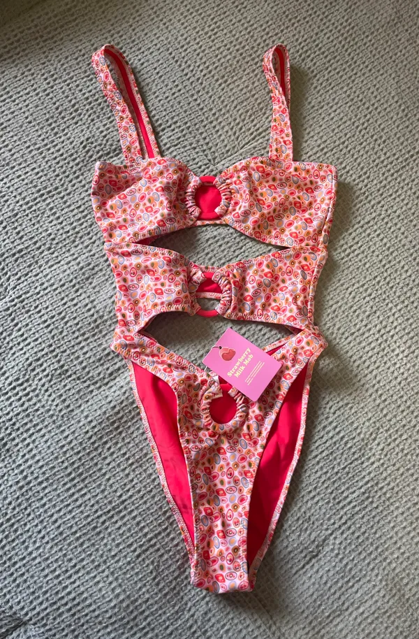 Strawberry Milk Mob Merlot One Piece - Image 4