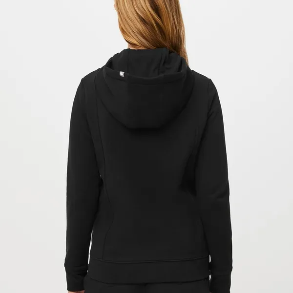 FIGS Black Women's Zip-Up Hoodie - Image 4