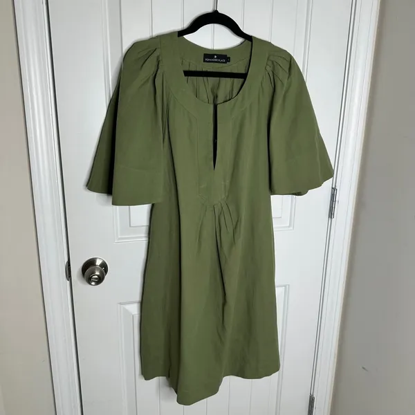 Tuckernuck‎ Pomander place green Finley flutter cotton dress size large vacation - Image 2