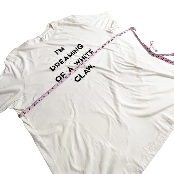 Bella Canvas I'm Dreaming of a White Claw Holiday Tee 3X - Image 6