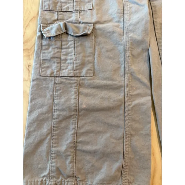 Motel‎ Size Small Women Carge Wide Leg Khaki Tan Brown Pants Y2K Trouser - Image 3