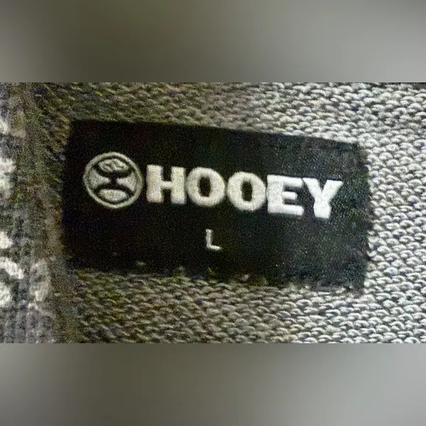 Hooey “Rope Like a Girl” Hoodie Size Large - Image 4