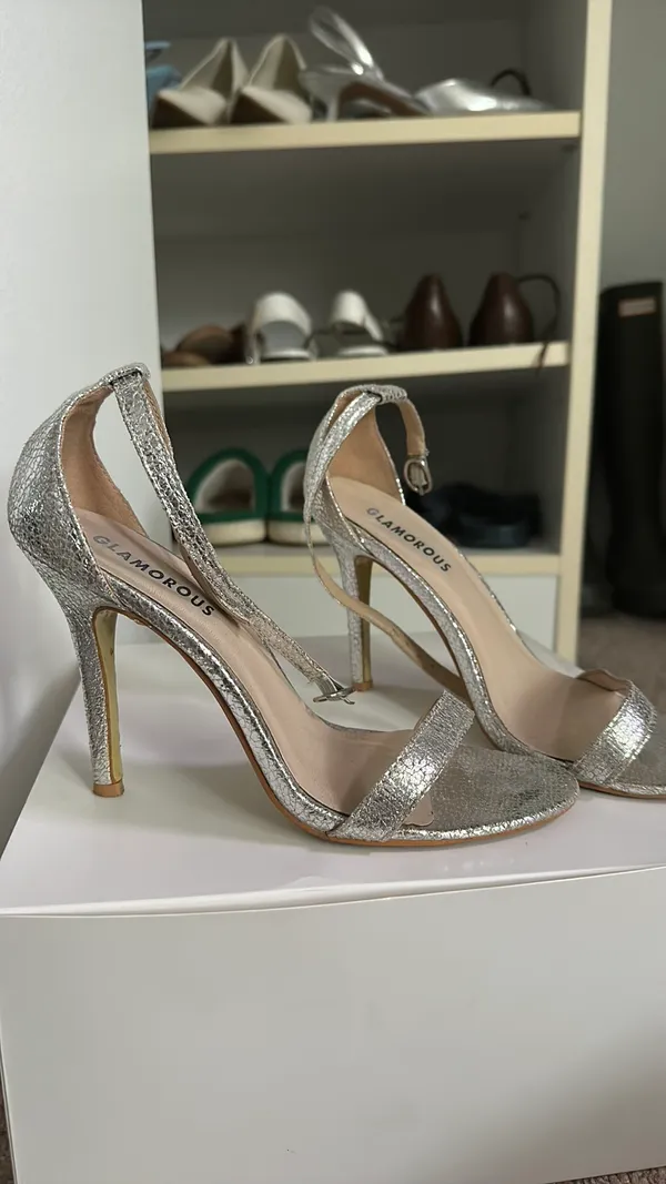 ASOS Silver Heels - Image 2