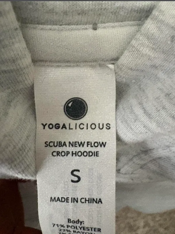 Yogalicious Hoodie Grey - Image 3