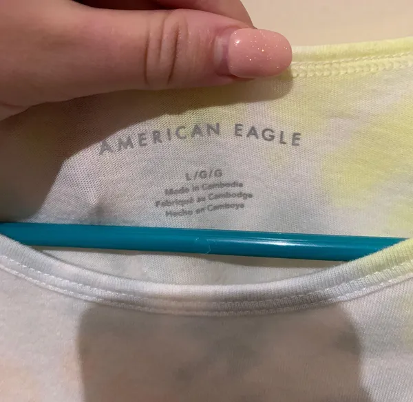 American Eagle Lettuce Edge Top - Image 3