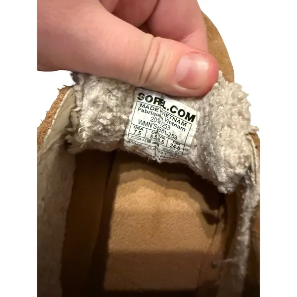 Sorel Explorer II Drift Boots Women's Size 7.5‎ Tan Waterproof Suede Winter - Image 10