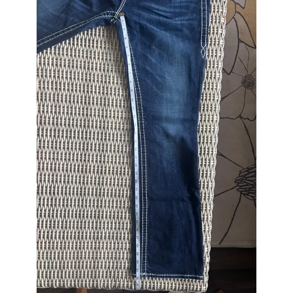 Rock Revival Y2K Eva Relaxed‎ Bootcut Jeans 30 vintage layered grunge flare - Image 6