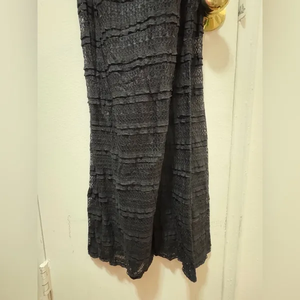 Alice + Olivia Lace Black Maxi Dress Size 0 - Image 6